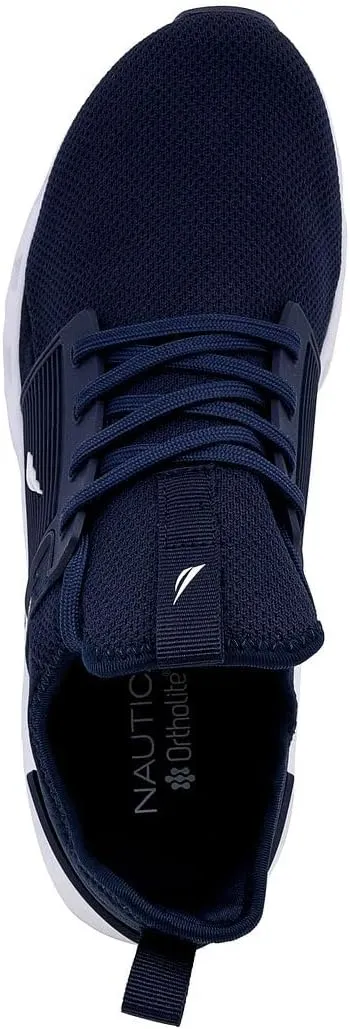 Nautica Mens Running Sneakers Sport Fashion Lace-Up Athletic Soft Shoes for Gym Tennis Men – Cushioned, Breathable, Lightweight & Comfortable