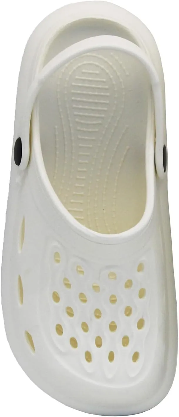 Non-Slip Garden Clogs for Women and Men, Slip On Shower Shoes Heel Strap Mules Sandals Lightweight Slippers Beach Home Casual Wear Soft Air Cushion Sole Slides