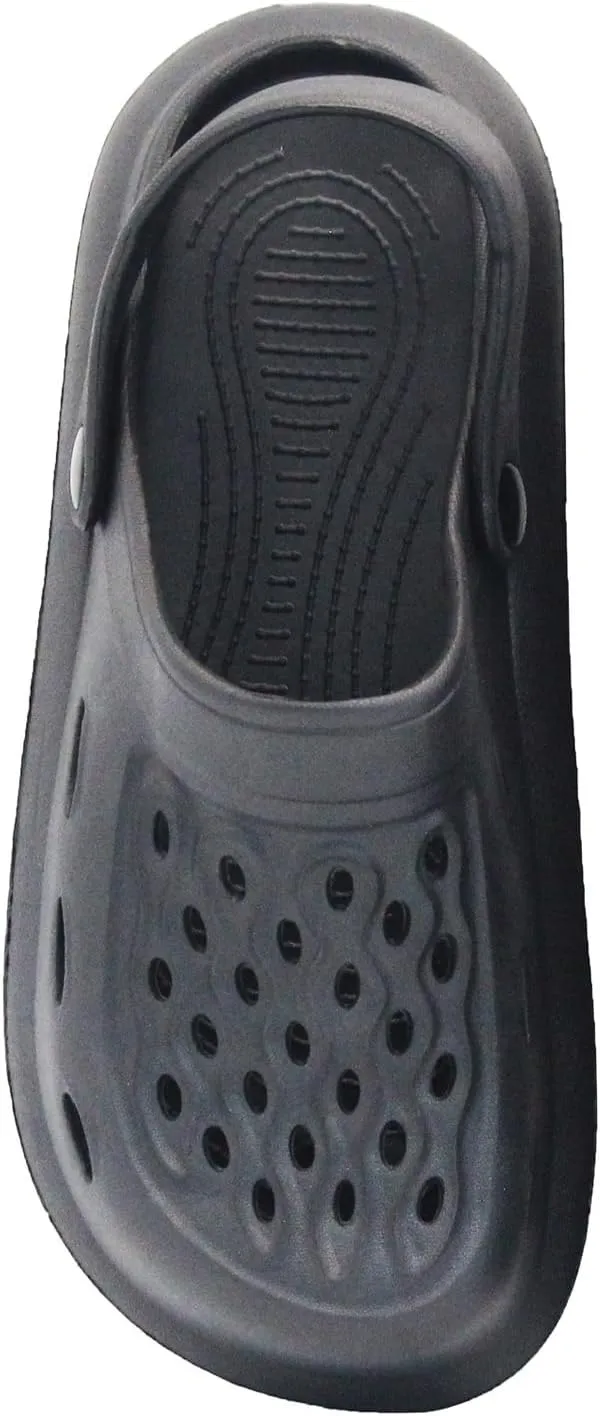 Non-Slip Garden Clogs for Women and Men, Slip On Shower Shoes Heel Strap Mules Sandals Lightweight Slippers Beach Home Casual Wear Soft Air Cushion Sole Slides