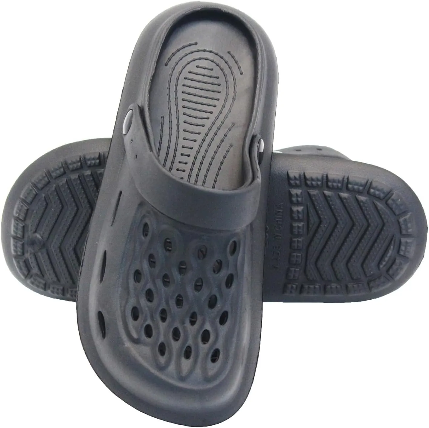 Non-Slip Garden Clogs for Women and Men, Slip On Shower Shoes Heel Strap Mules Sandals Lightweight Slippers Beach Home Casual Wear Soft Air Cushion Sole Slides
