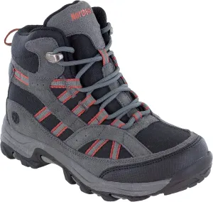 Northside Unisex-Child Rampart Mid Hiking Boots - Lightweight Performance | Suede/Ripstop Nylon Moisture-Wicking Quick Lace-Up Durable TPR Outsole | Kids Hiking Adventure Essential
