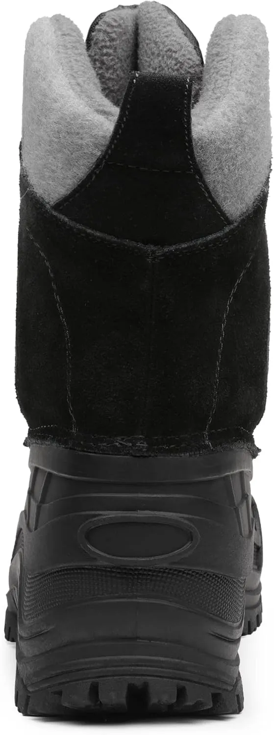 NORTIV 8 Men's Insulated Waterproof Winter Snow Boots TERREY