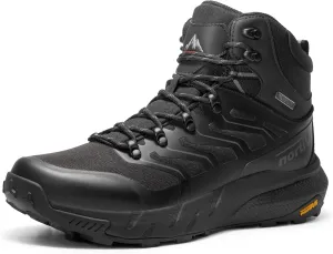 NORTIV 8 Men's Lightweight Hiking Boots Waterproof Breathable Outdoor Trekking Camping Ankle Boots Fern