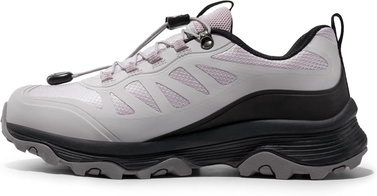 NORTIV 8 Women's Waterproof Hiking Shoes Quick Laces Outdoors Walking Trekking Camping Tennis Sneakers Canyon