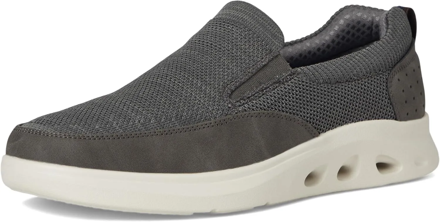 Nunn Bush Men's Ponte Knit Moc Toe Slip-on Sneakers Hybrid Casual Lightweight Athletic Style Loafer