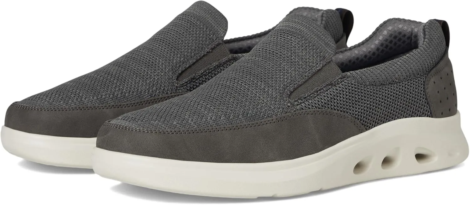 Nunn Bush Men's Ponte Knit Moc Toe Slip-on Sneakers Hybrid Casual Lightweight Athletic Style Loafer