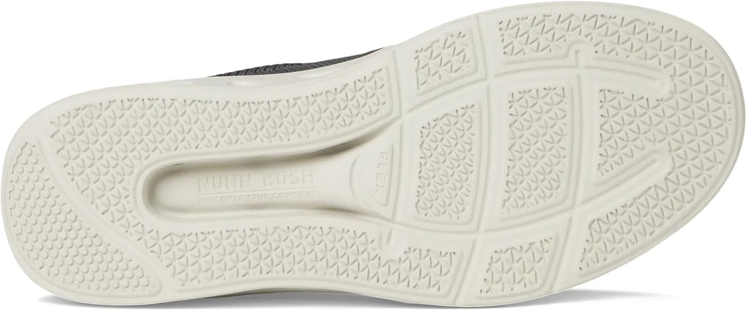 Nunn Bush Men's Ponte Knit Moc Toe Slip-on Sneakers Hybrid Casual Lightweight Athletic Style Loafer
