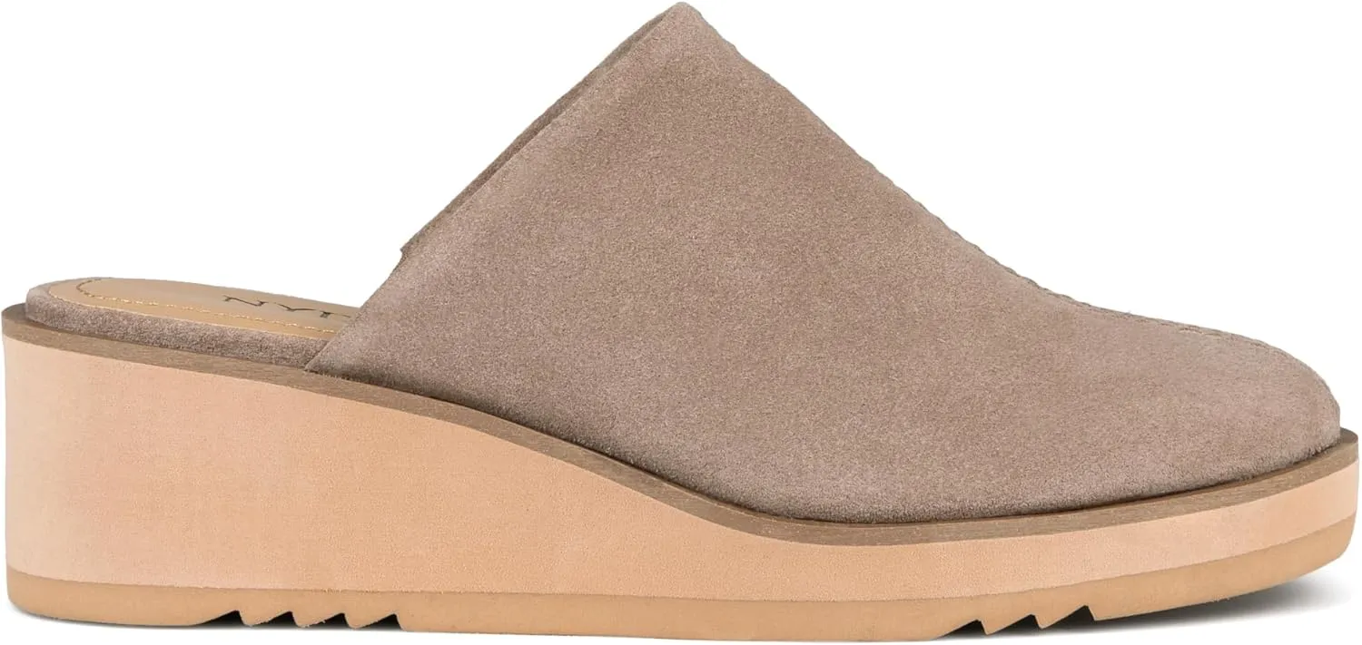 NYDJ Women's Edmond Loafer, Wedge, Mule