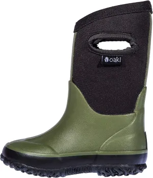 OAKI Kid's Neoprene Rain Boots, Snow Boots, Muck Boots