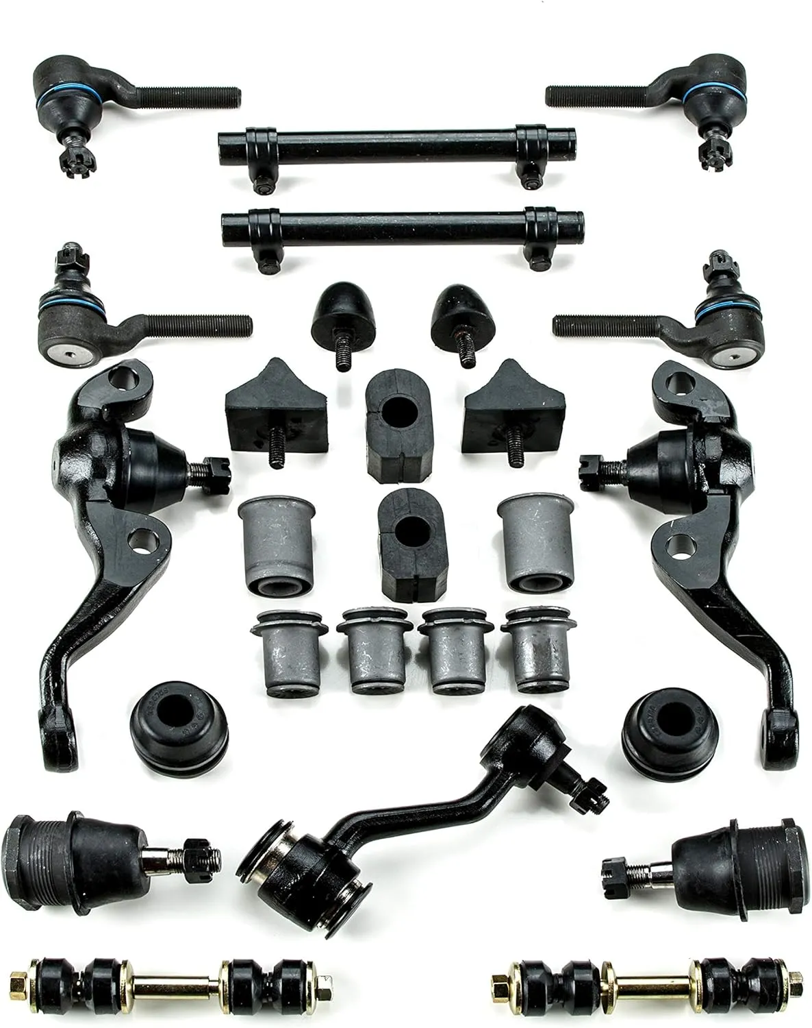 OEM Front End Suspension Master Rebuild Kit With Idler Arm Compatible With 1970, 1971 And 1972 Belvedere/GTX/Roadrunner/Satellite Vehicles, 27 Piece Kit