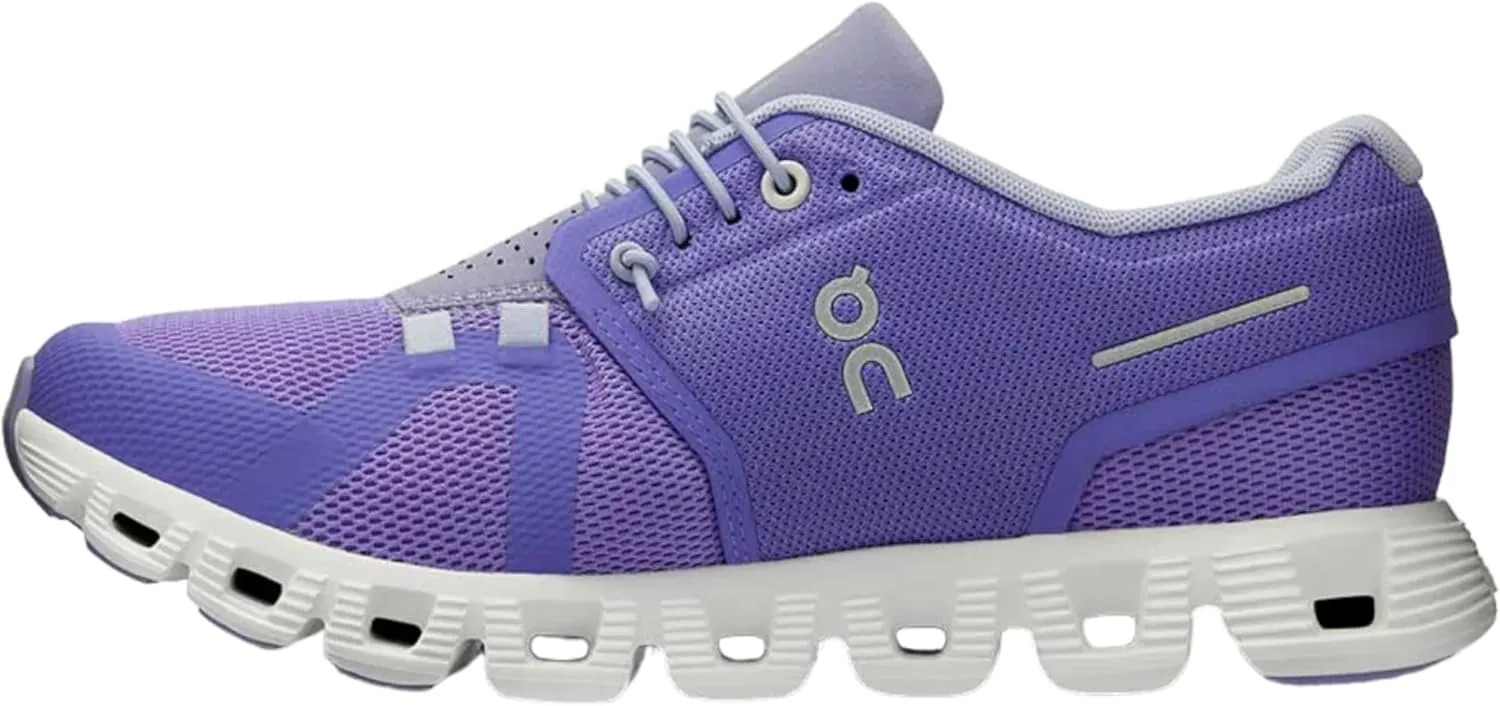 On Women's Cloud 5 Sneakers, Blueberry | Feather, 9.5 Medium US