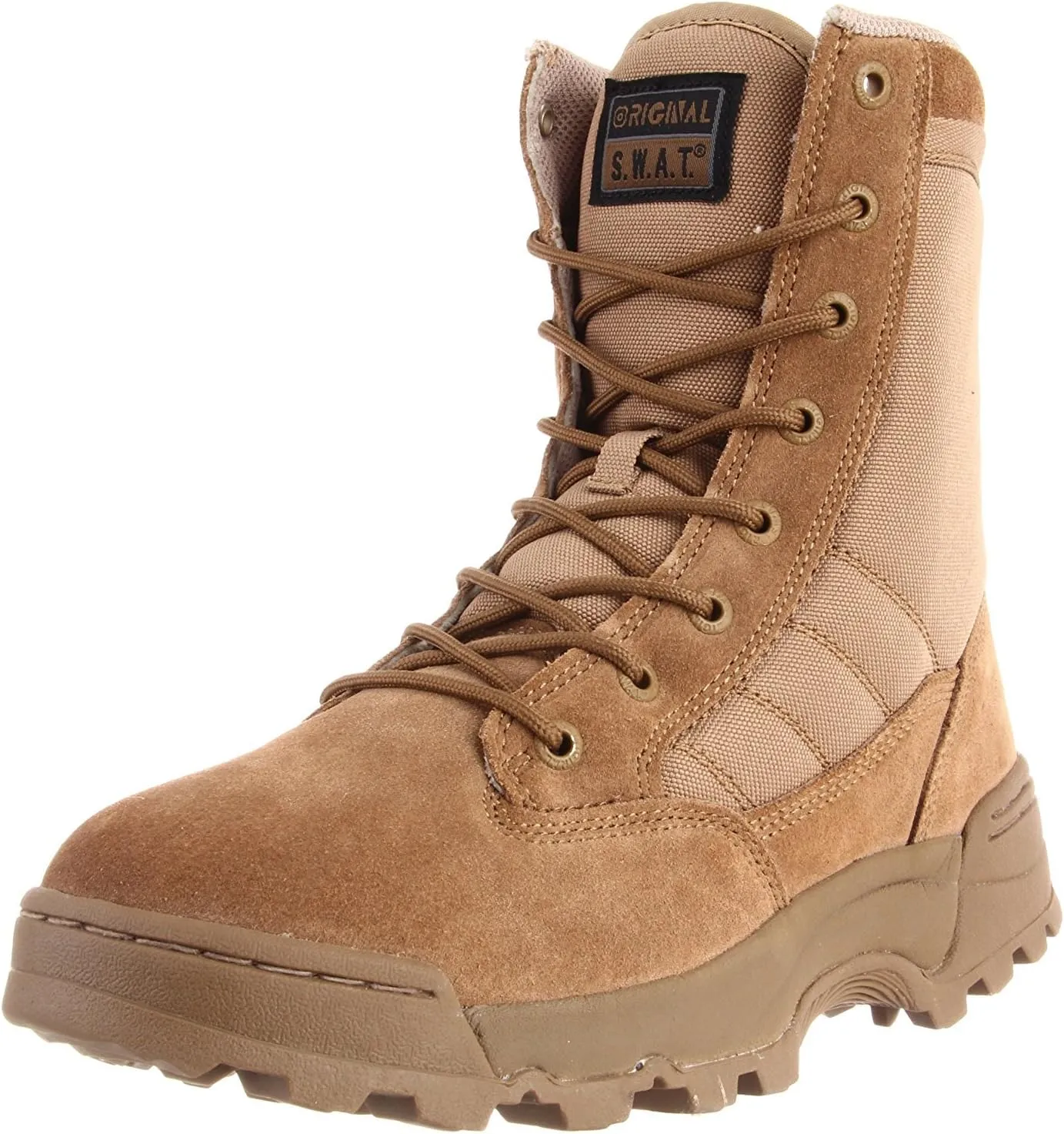 Original S.W.A.T. Classic 9" Side Zip - Boots for Men - Soft Toe Construction - Padded Tongue & Collar