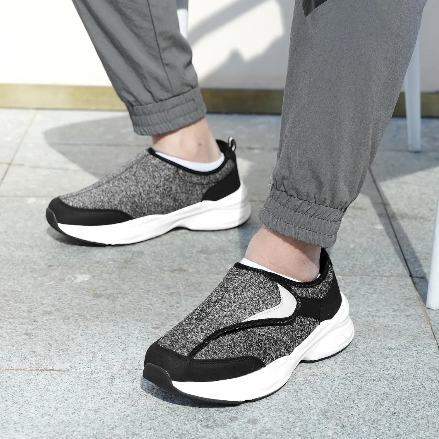 Ortho rest Men Diabetic Shoes Swollen Feet Diabetes Walking Shoes Arch Support Orthopedic Sneakers