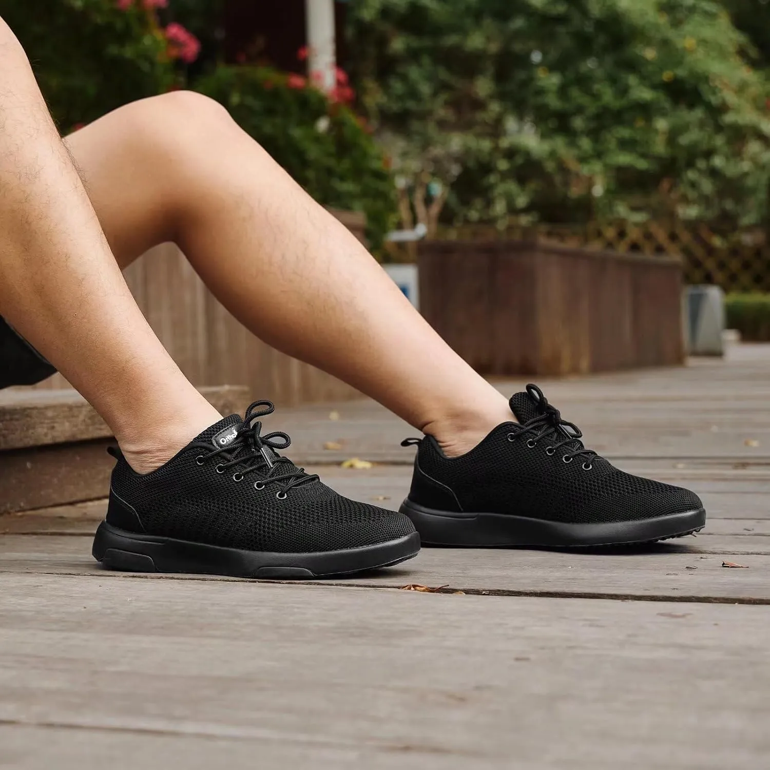 OrthoComfoot Men's Orthopedic Fashion Sneakers for Plantar Fasciitis: Comfortable Arch Support Walking Shoes for Flat Feet, Casual Breatbable Orthotic Shoes for Foot and Heel Pain Relief