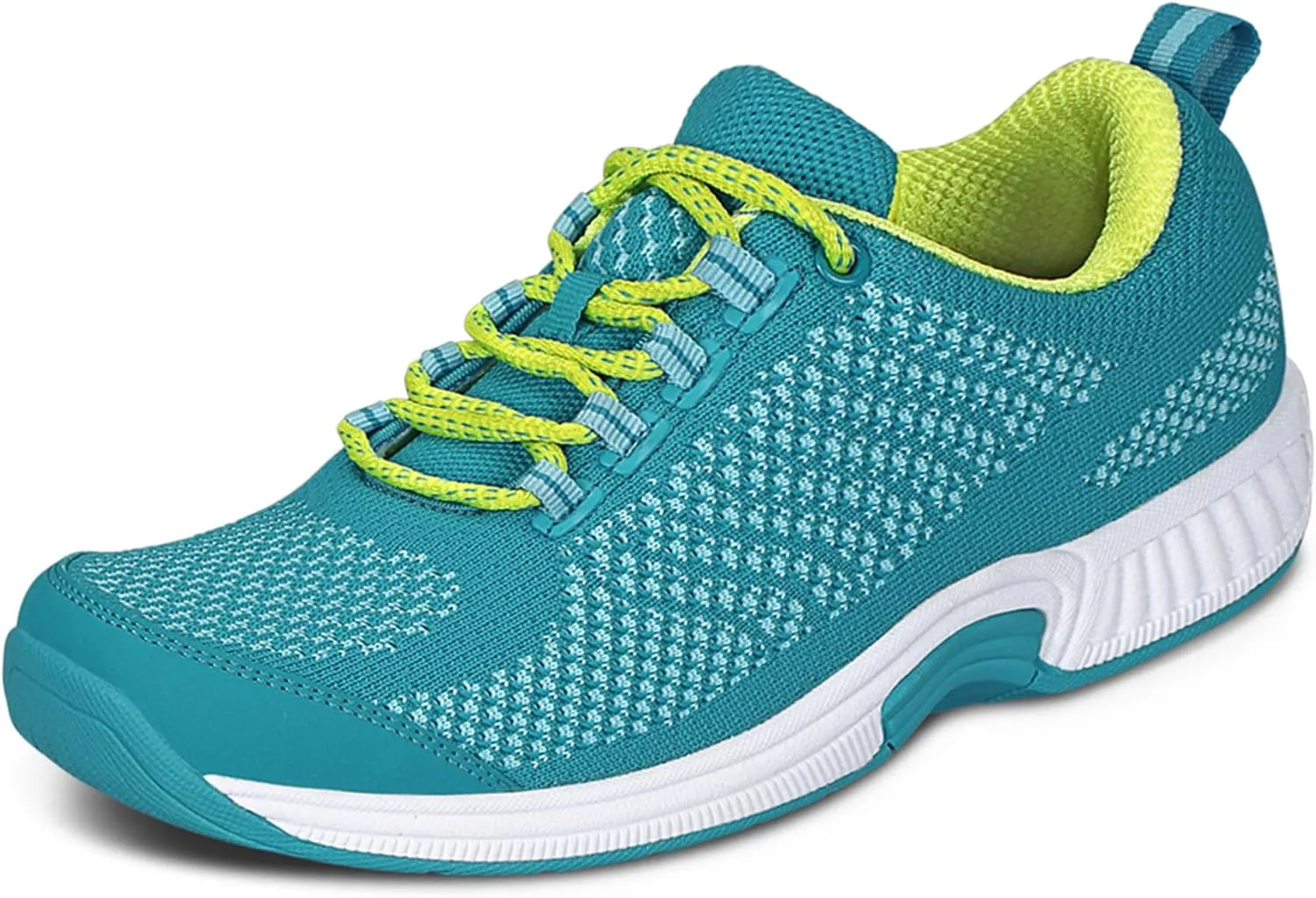 Orthofeet Women's Orthopedic Knit Coral Sneakers