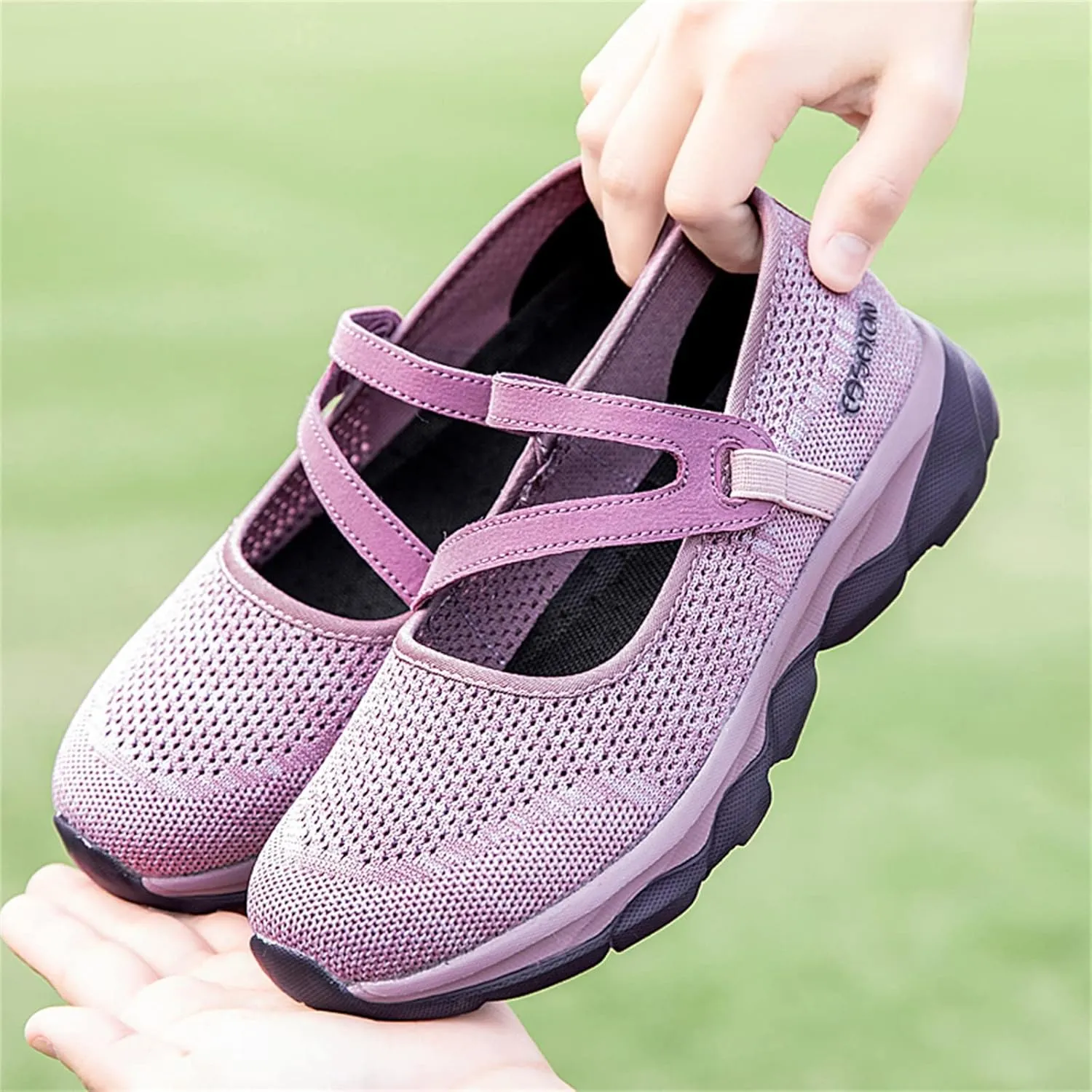 Orthopedic Diabetic Shoes for Women Slip On Walking Sneakers with Arch Support Comfortable Casual Loafers Plantar Fasciitis Foot Pain Relief