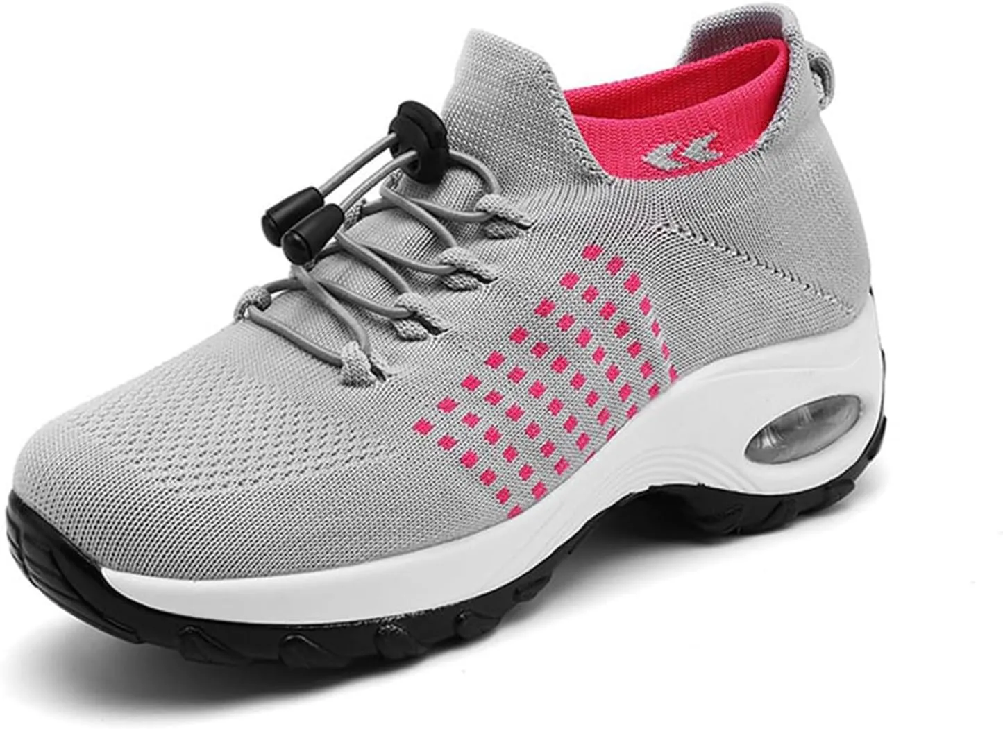 Orthopedic Shoes for Women Plantar Fasciitis,Breathable Walking Sneakers for Women,Slip on Trainers with Arch Support,Womens Air Cushion Sneakers Ortho Stretch Cushion Shoes