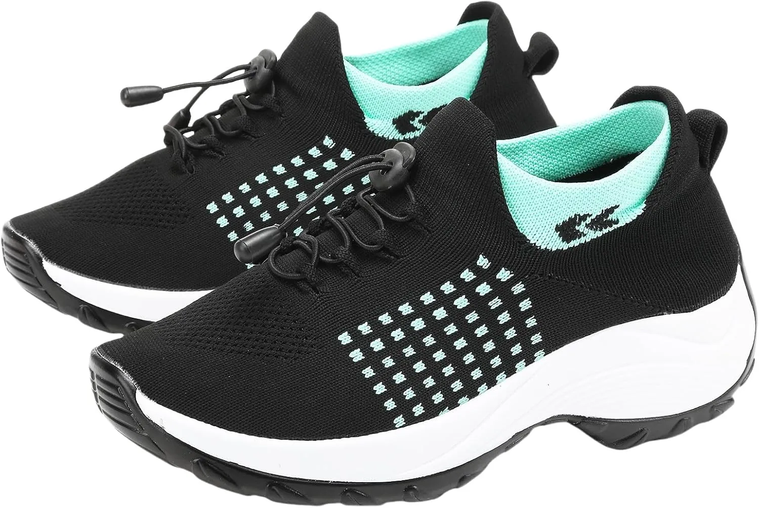 Orthopedic Shoes for Women Slip On Trainers Comfortwear Ortho Stretch Cushion Shoes Walking Shoe Modern Jazz Dance Sneakers Wedge Running Footwear Casual Platform Loafers Thick Bottom