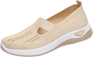 Orthopedic Shoes for Women Woven Orthopedic Breathable Soft Shoes Comfort Wear Orthowear Shoe Mesh Walking Sneakers