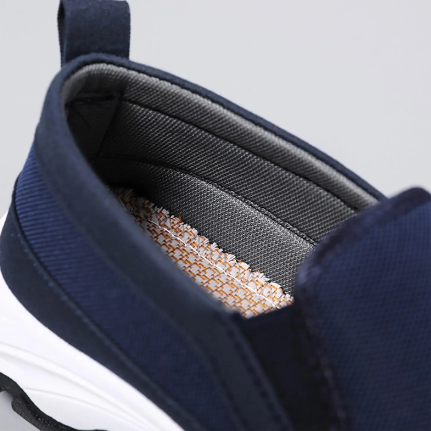 Orthoture Mens Shoes Orthowalkway Mens Shoes Walking Shoes Men Outdoor Casual Arch Support Slip-On Canvas Loafers