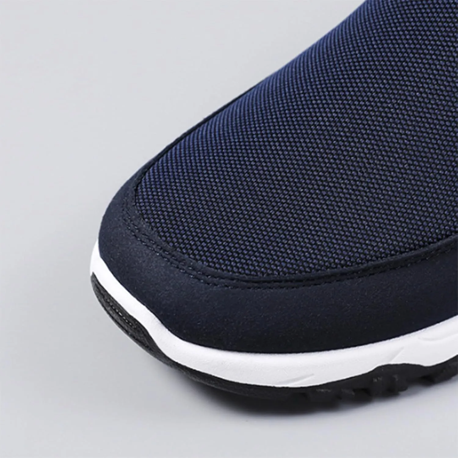 Orthoture Mens Shoes Orthowalkway Mens Shoes Walking Shoes Men Outdoor Casual Arch Support Slip-On Canvas Loafers