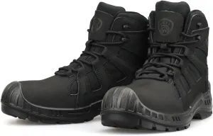 OUXX Men's Composite Toe Work Boots, ASTM F2413 Safety Shoes, Metal Free, Slip-Resistant Boot(OX4603)