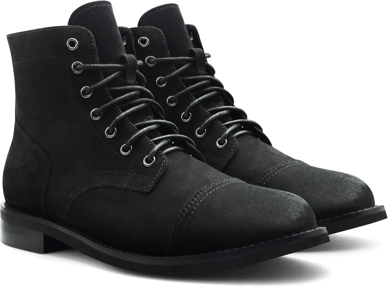 PARTY Mens Dress Boots - Casual Lace-up Chukka Leather Boots for Men