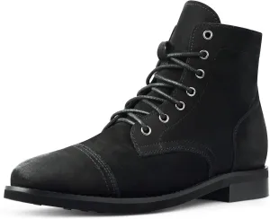 PARTY Mens Dress Boots - Casual Lace-up Chukka Leather Boots for Men