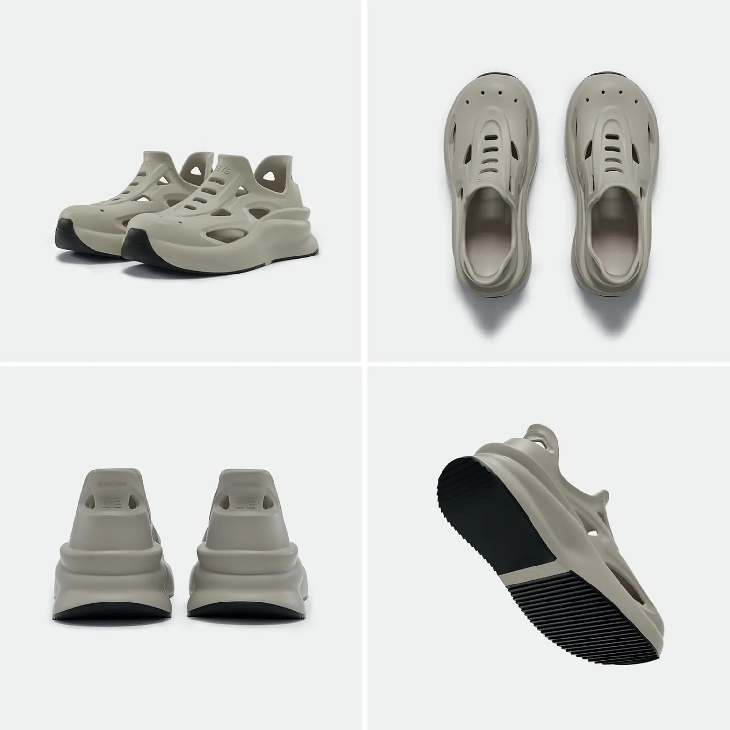 Platform Clogs for Women Men EVA Sneakers Slip on Cushioned Shoes Wilderness Camping and Hiking Shoes Outdoor Beach Sandals Unisex