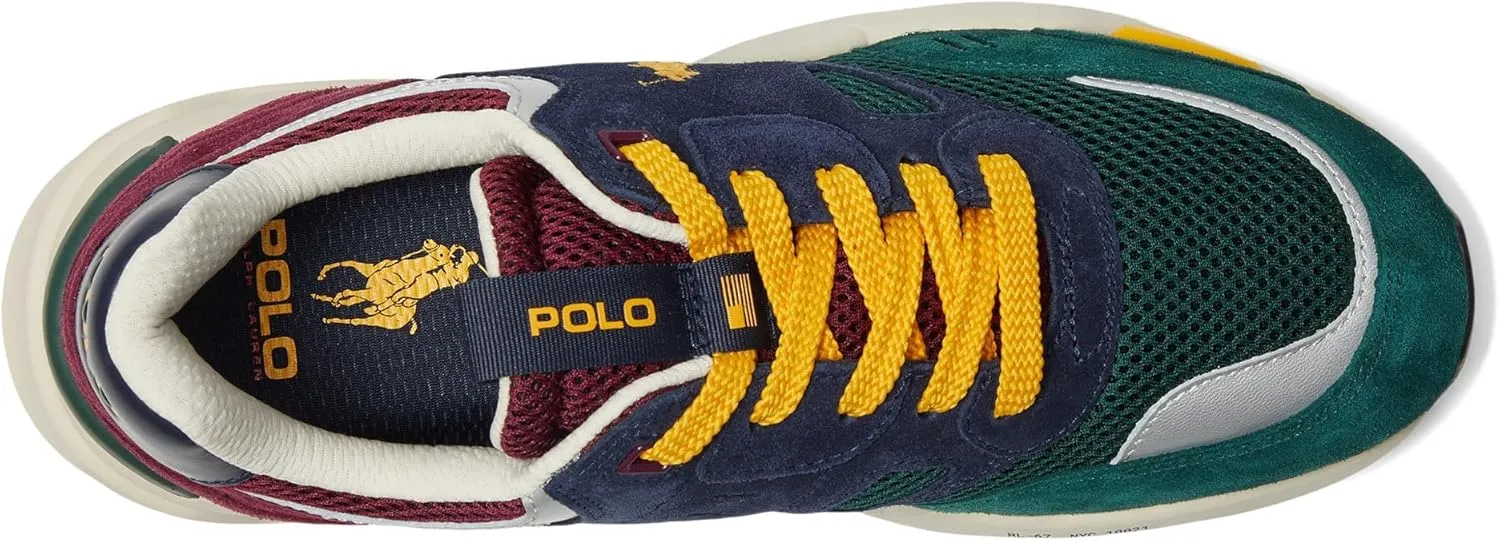 POLO RALPH LAUREN Men's Suede Mesh-Polo Jgr Pp-Sneakers-Low Top Lace