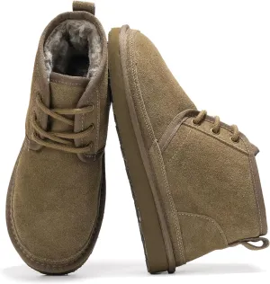 Project Cloud Ankle Boots for Women - Genuine Suede Shoes with Memory Foam Insole - Non-Slip Mini Winter Boots Shoes for Women 2025 (Julee)