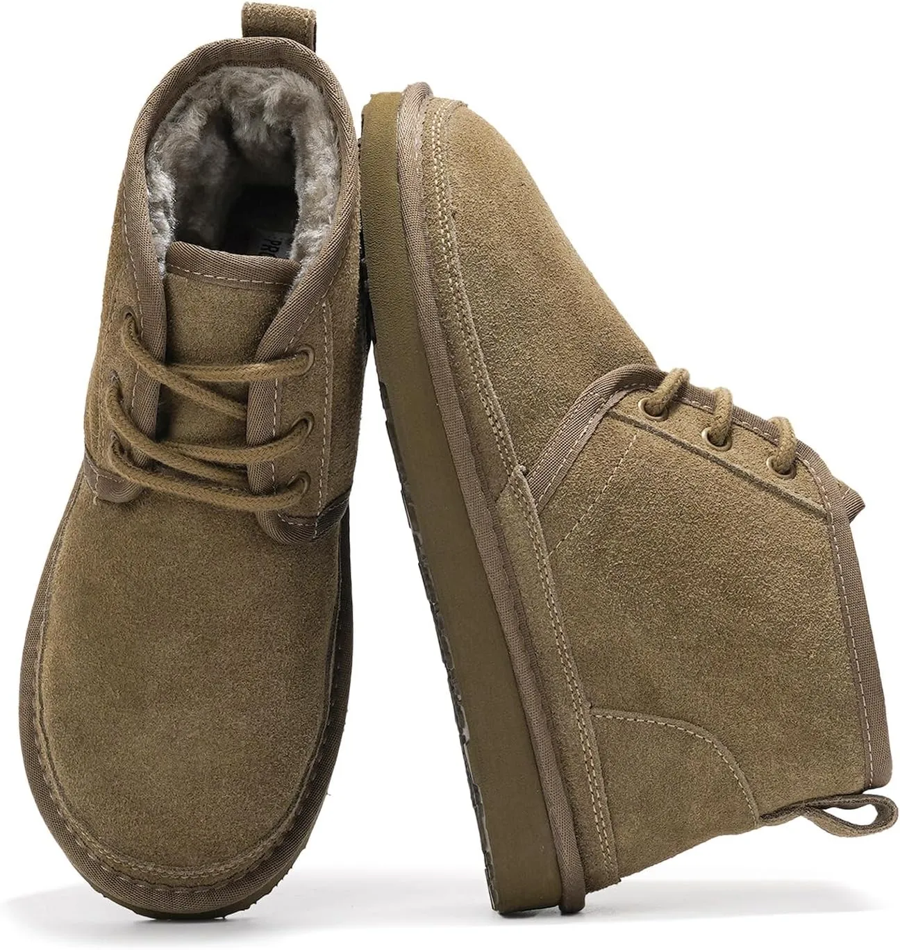 Project Cloud Ankle Boots for Women - Genuine Suede Shoes with Memory Foam Insole - Non-Slip Mini Winter Boots Shoes for Women 2025 (Julee)