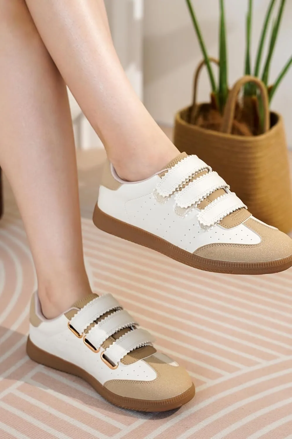 Project Cloud Sneakers for Women – Stylish & Comfortable Women's Fashion Sneakers with Memory Foam Insole – Lightweight Vegan Leather Womens Shoes – Fashion Shoes for Women 2025 (Ysabelle)
