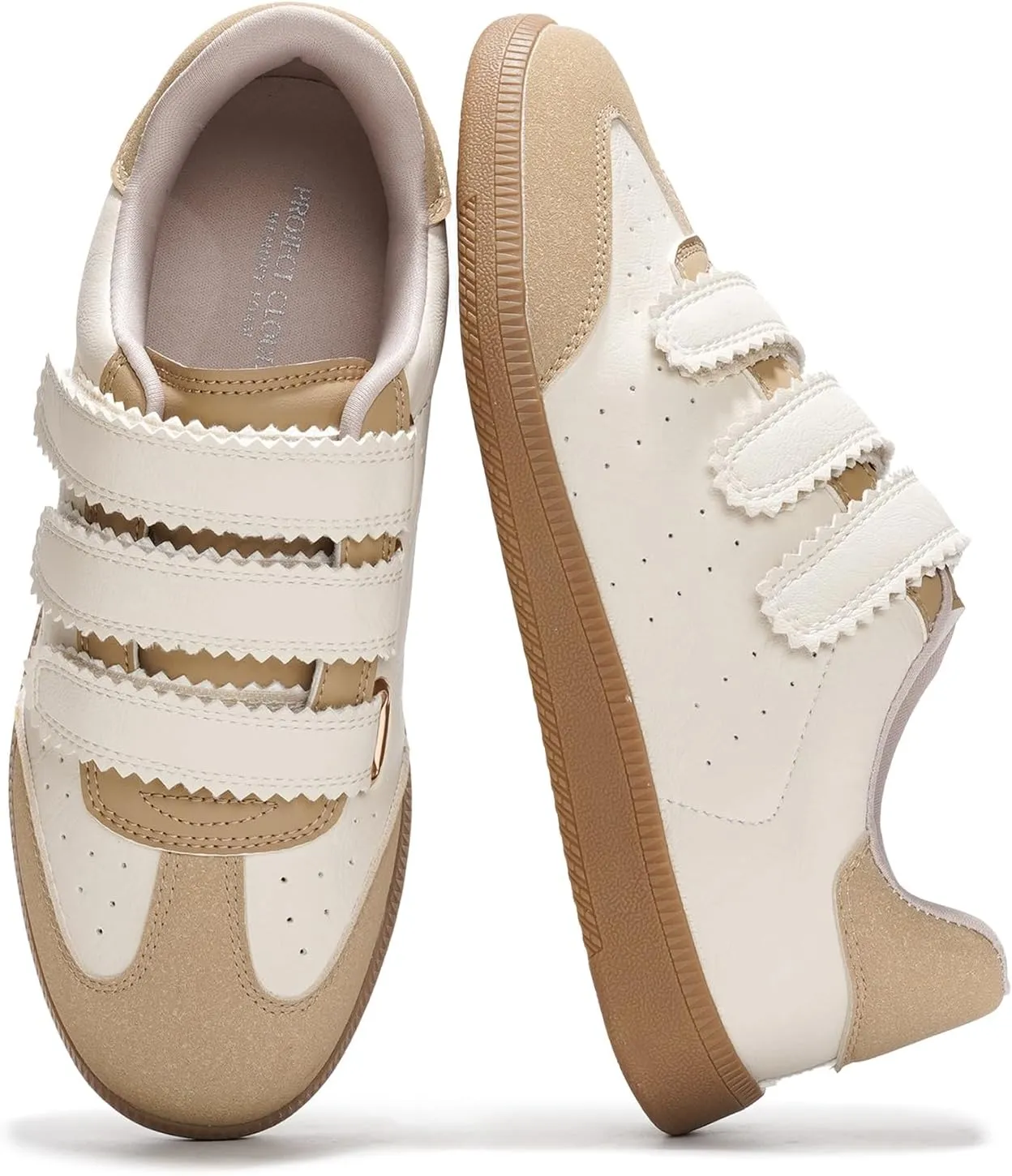Project Cloud Sneakers for Women – Stylish & Comfortable Women's Fashion Sneakers with Memory Foam Insole – Lightweight Vegan Leather Womens Shoes – Fashion Shoes for Women 2025 (Ysabelle)