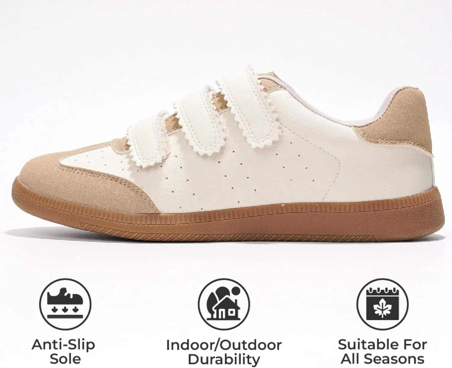 Project Cloud Sneakers for Women – Stylish & Comfortable Women's Fashion Sneakers with Memory Foam Insole – Lightweight Vegan Leather Womens Shoes – Fashion Shoes for Women 2025 (Ysabelle)