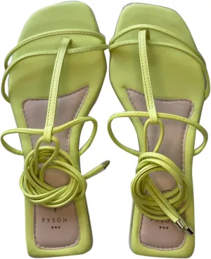 Pyson Faux Leather Fashionable, Comfortable & Durable Perfectly Fit Flat Sandals Lace Up Footwear For Women and Girl