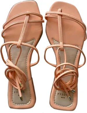 Pyson Faux Leather Fashionable, Comfortable & Durable Perfectly Fit Flat Sandals Lace Up Footwear For Women and Girl