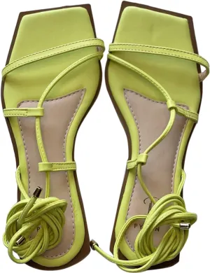 Pyson Faux Leather Fashionable, Comfortable & Durable Perfectly Fit Flat Sandals Lace Up Footwear For Women and Girls