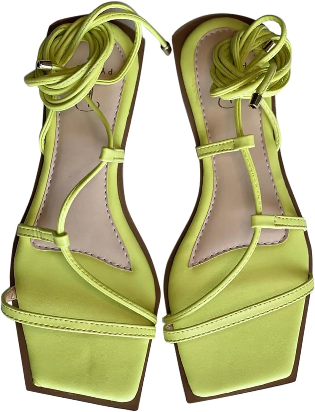 Pyson Faux Leather Fashionable, Comfortable & Durable Perfectly Fit Flat Sandals Lace Up Footwear For Women and Girls
