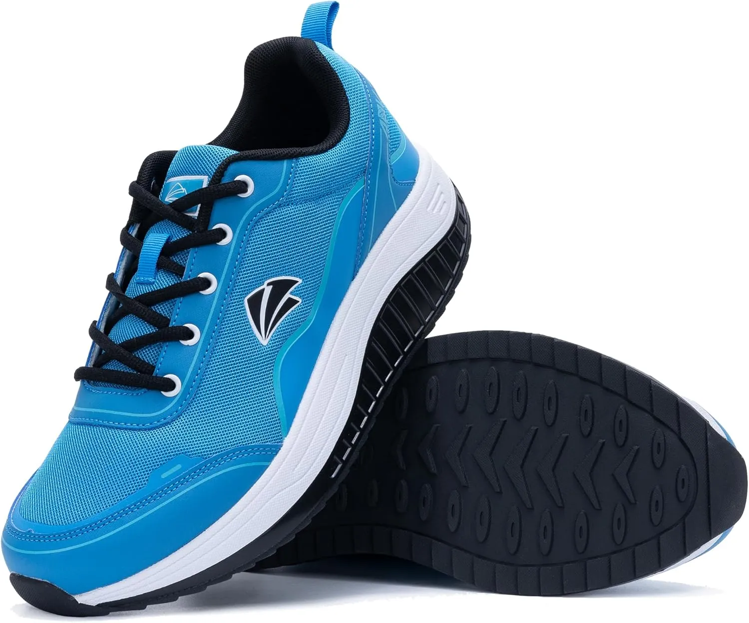 QAUPPE Men's Shoes Walking Arch Support Orthotic Sneakers Plantar Fasciitis Wide Tennis Shoes for Heel and Foot Pain Relief