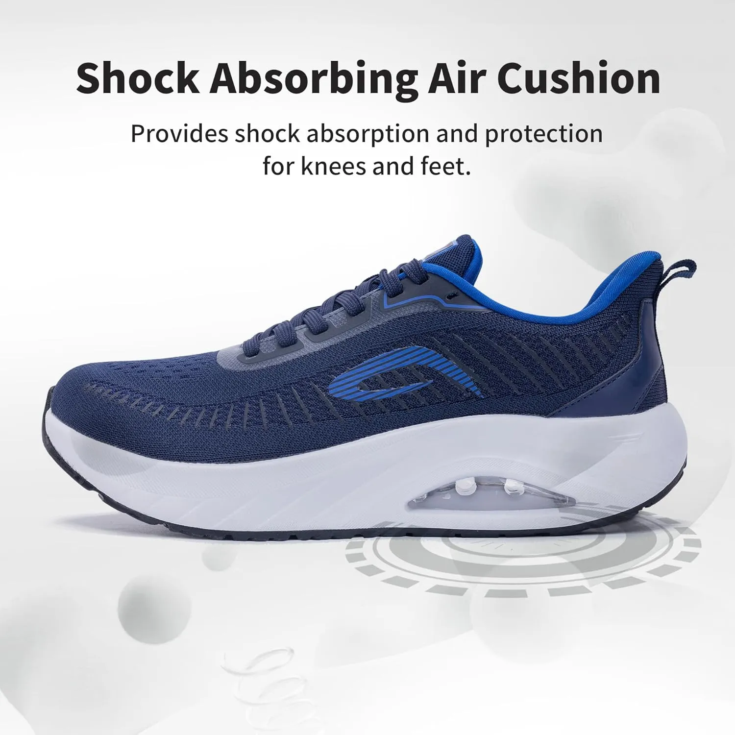 QAUPPE Wide Toe Box Shoes for Men Walking Shoes with Arch Support Plantar Fasciitis Orthotic Sneakers Air Tennis Sneakers US 8-13