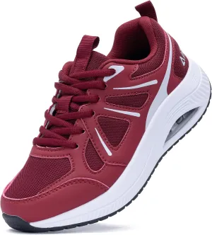 QAUPPE Womens Walking Shoes with Arch Support Athletic Orthotic Sneakers for Women Foot Pain Relief