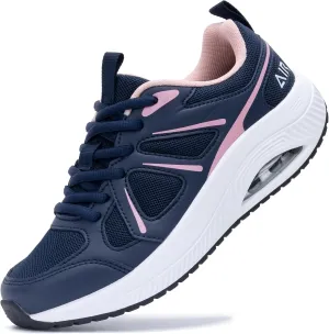 QAUPPE Womens Walking Shoes with Arch Support Athletic Orthotic Sneakers for Women Foot Pain Relief