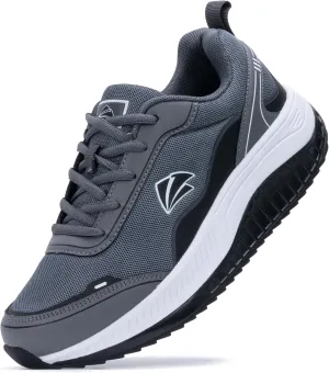 QAUPPE Womens Walking Shoes with Arch Support Wide Orthotic Athletic Sneakers Plantar Fasciitis Tennis for Heel and Foot Pain Relief