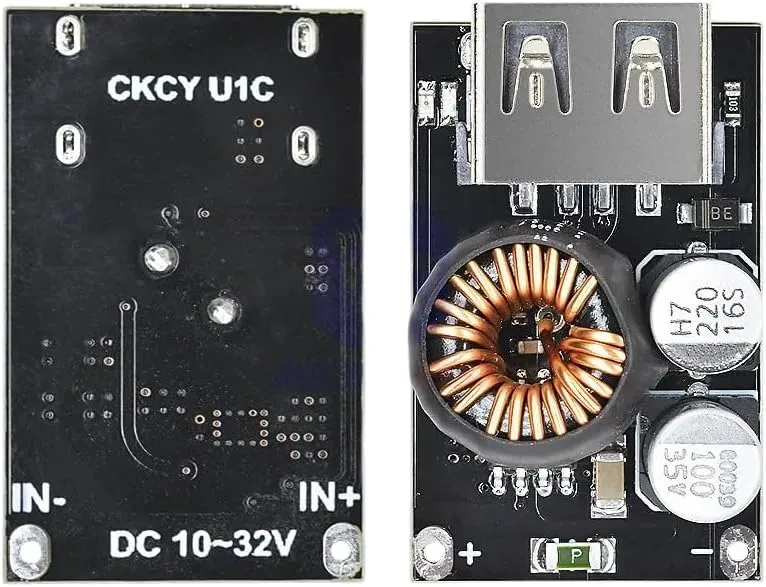 QC3.0 DC-DC 10-32V to 3.8-12V Step Down Buck Boots Converter Power Supply Usab Charging Module 5V 18W for Fcp AFC New 2025 High Reliable Electronic Component, Precision, Stable Performance