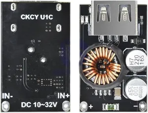 QC3.0 DC-DC 10-32V to 3.8-12V Step Down Buck Boots Converter Power Supply Usab Charging Module 5V 18W for Fcp AFC New 2025 High Reliable Electronic Component, Precision, Stable Performance