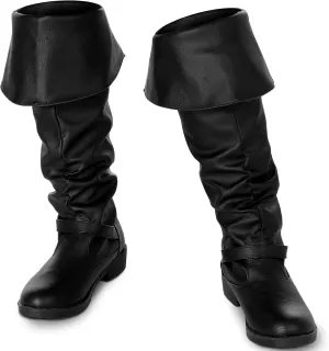 Ramede Medieval Pirate Boots Men Halloween Renaissance Boots Gothic Cosplay Costume for Men