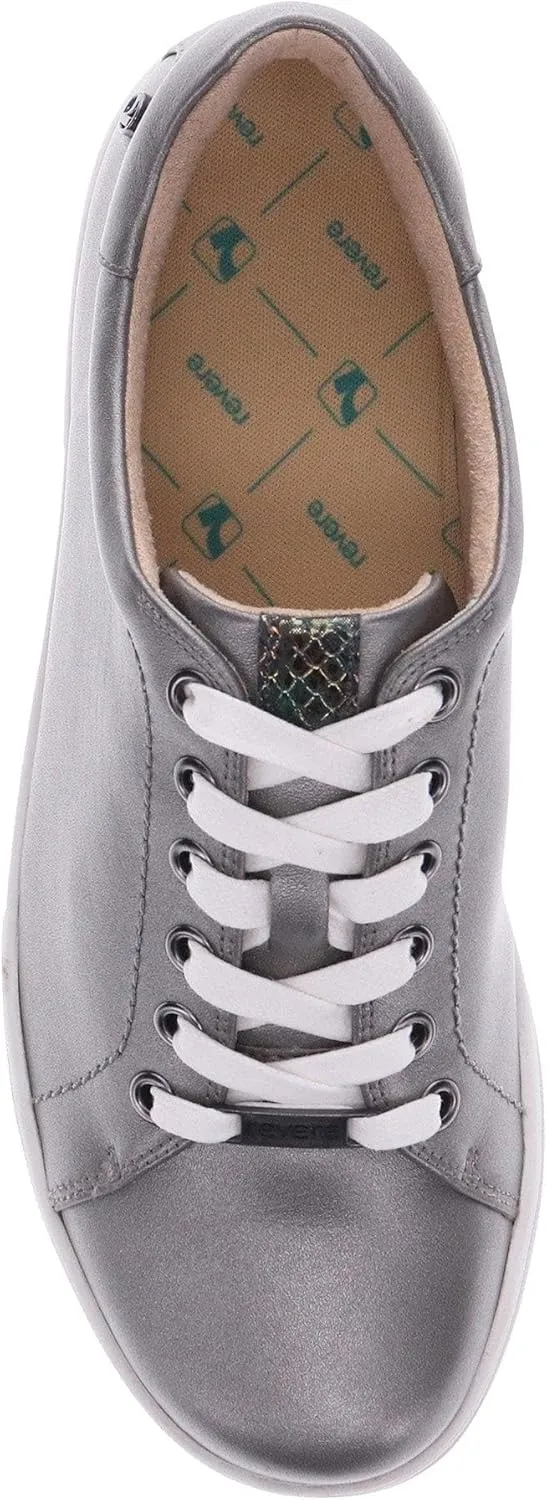Revere Limoges Women's Lace-Up Sneakers - Stylish Orthotic-Friendly Sneakers with Premium Leather and Arch Support