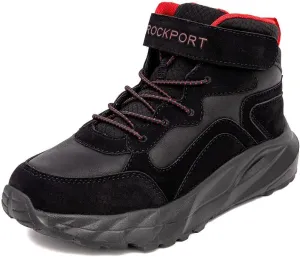 Rockport Boys Kids Hiking Boots – Youth High Top Outdoor Sneakers with Cushioned Insole – Durable Trail Shoes