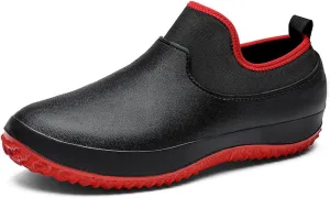 Rojeam Mens Rain Boots Waterproof Womens Work Clog Outdoor Garden Shoes